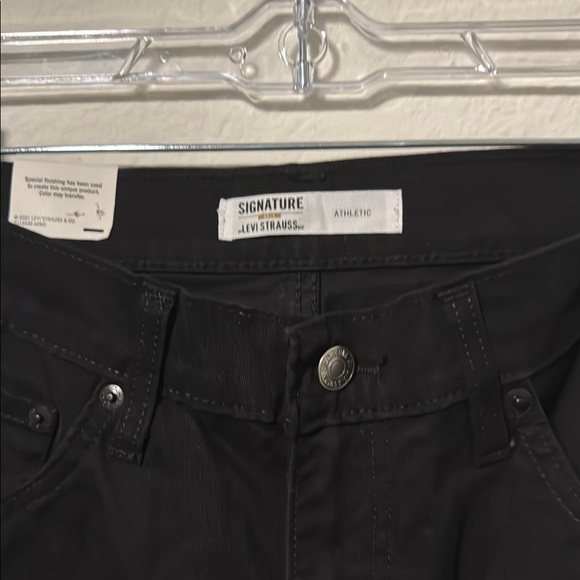 Signature Levi Strauss Athletic Men's Black Jeans 34x34 - Picture 3 of 5